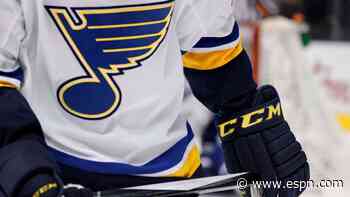 Blues' Toropchenko leaves opener with apparent shoulder injury