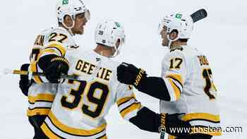 JJ Peterka scores in OT to lift the Bruins past the Jets, 4-3