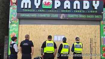 Another business is boarded up as the war against dodgy shops goes on