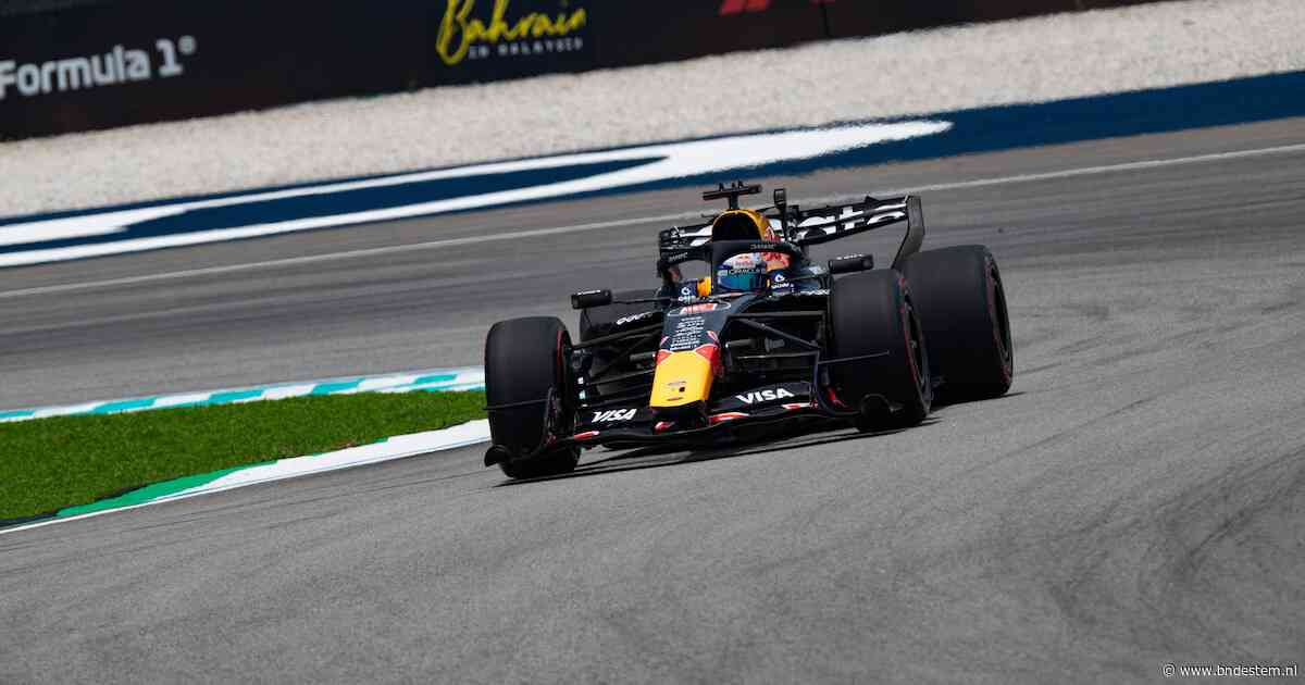LIVE Formule 1 | Rode vlag door vuil op de baan, Max Verstappen nog niet buiten geweest