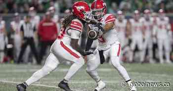 Stampeders hold off Riders to continue hot run