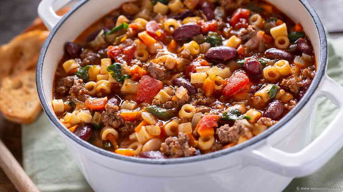 Minestrone soup will taste better if left simmering with 1 food scrap ingredient