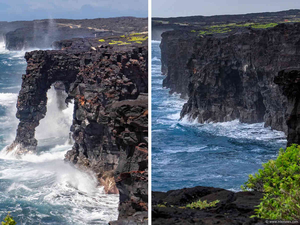Hawaii’s picturesque Hōlei Sea Arch collapses into the ocean