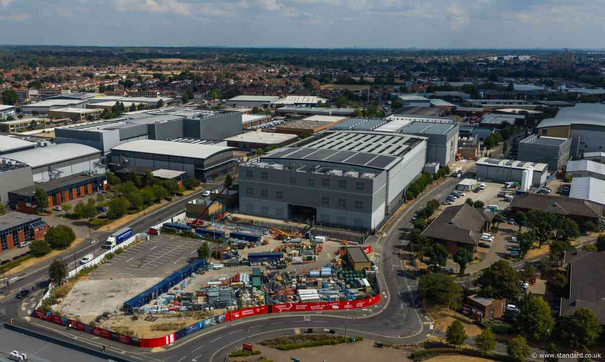 What made the unfriendly data centres fall on Slough?