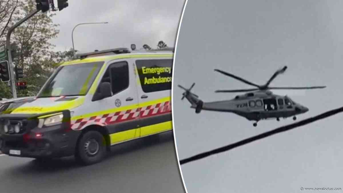 Eerste hulpdiensten arriveren op plek waar auto op menigte is ingereden
