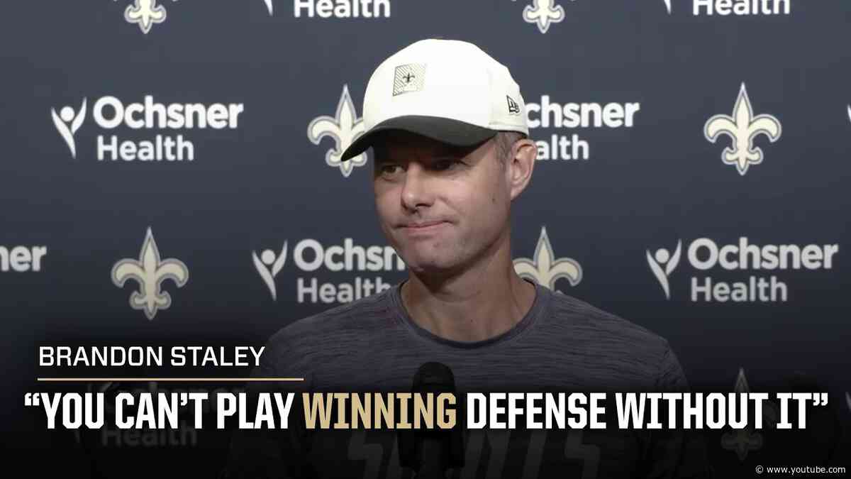 Brandon Staley talks Tackling, Kool-Aid McKinstry | Saints vs. Falcons 2026 NFL Week 4