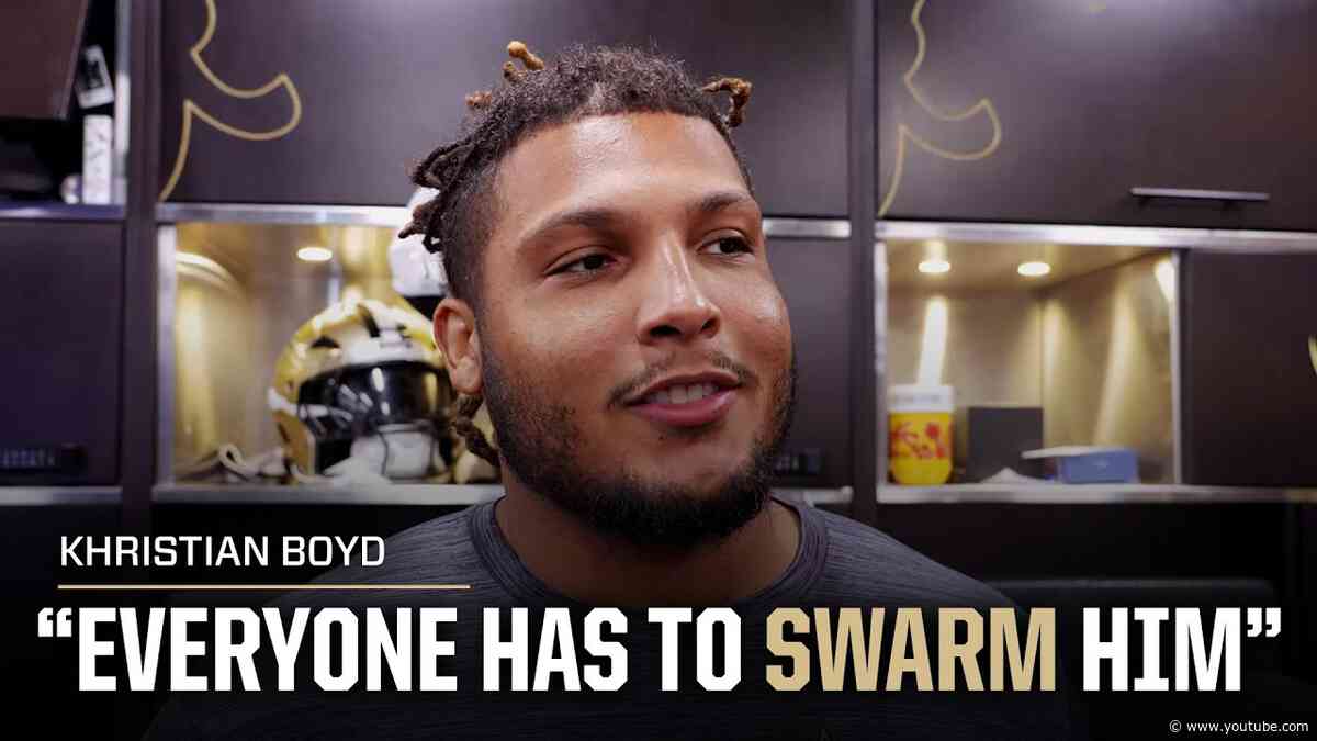 Khristian Boyd talks Bijan Robinson, Michael Penix Jr. | Saints vs. Falcons 2026 NFL Week 4