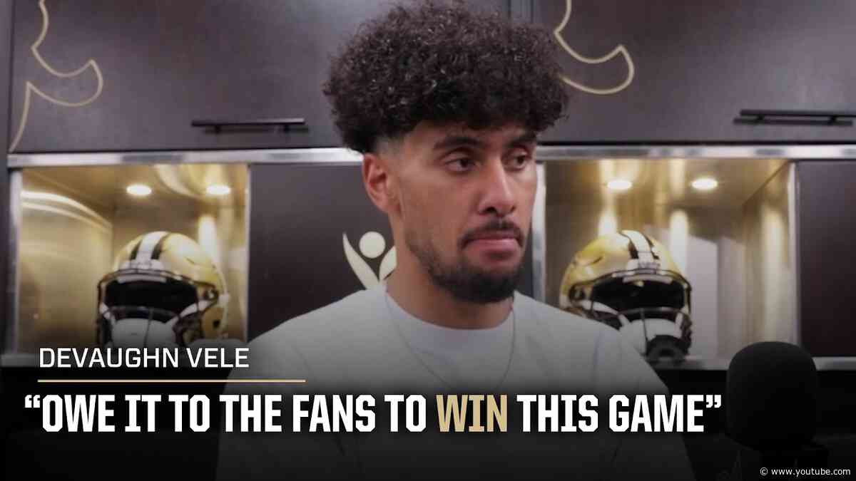 Devaughn Vele on Falcons defense, Domecoming anniversary | Saints vs. Falcons 2026 NFL Week 4
