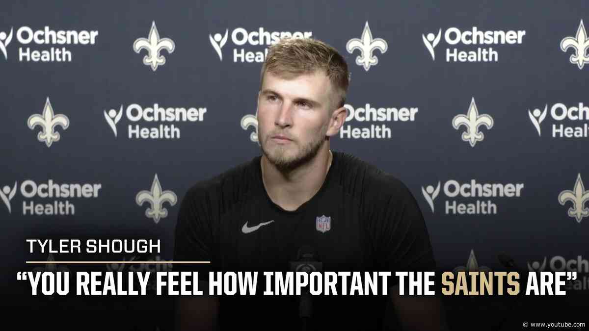 Tyler Shough on Rebirth anniversary, Monday Night Football | Saints vs. Falcons 2026 NFL Week 4