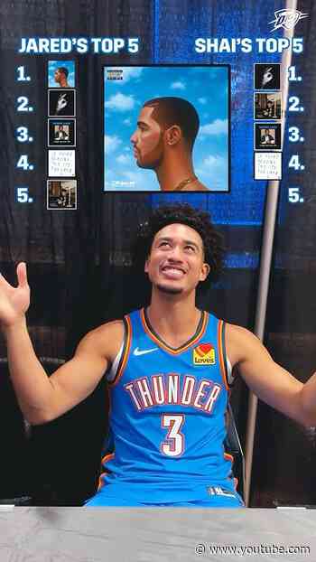 Shai and JMac blind ranking Drake albums 👀 #okcthunder #drake #blindranking
