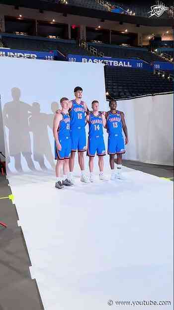 Our rooks are here 😁  #okcthunder #mediaday