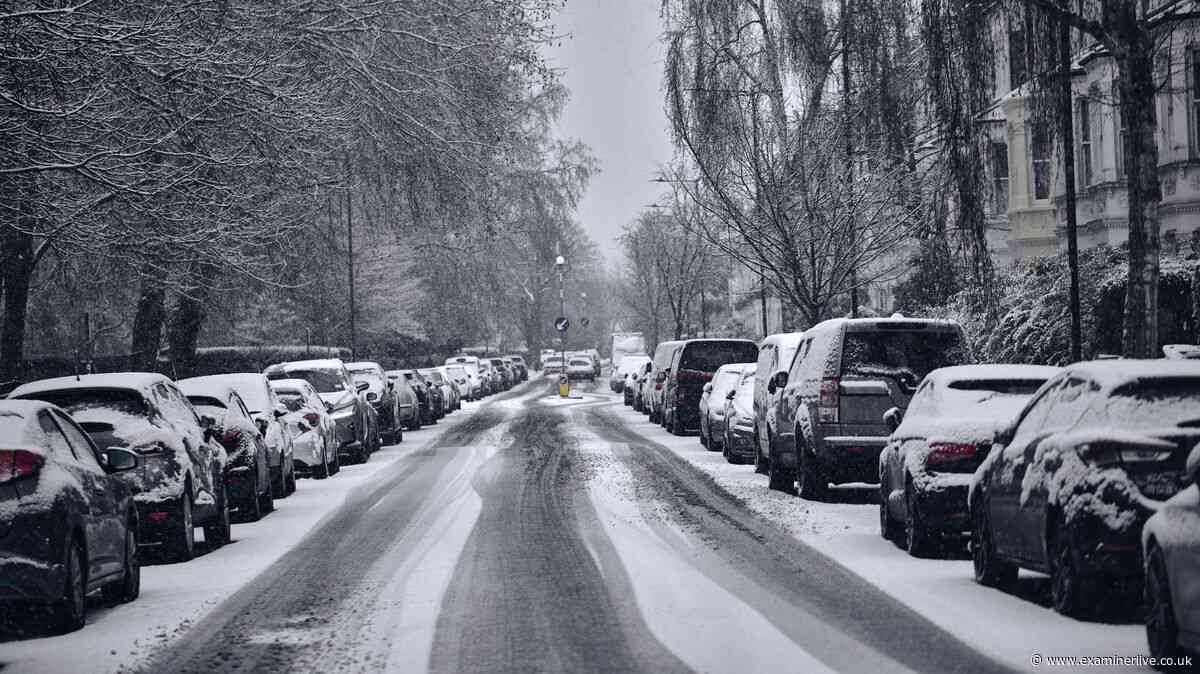 UK braced for first flurries of snowfall as 12 counties forecast within weeks