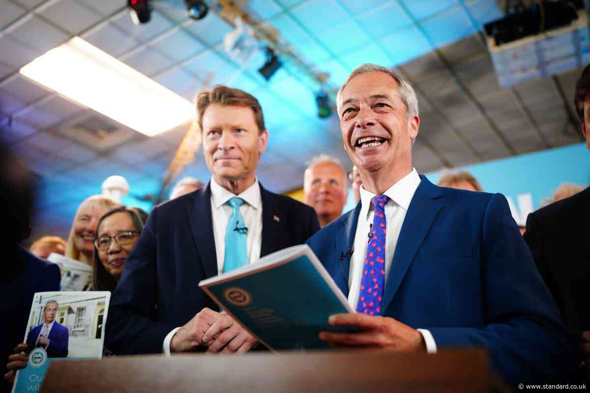 Farage ‘not listened to’ over safety worries, Tice says after terror plot charge