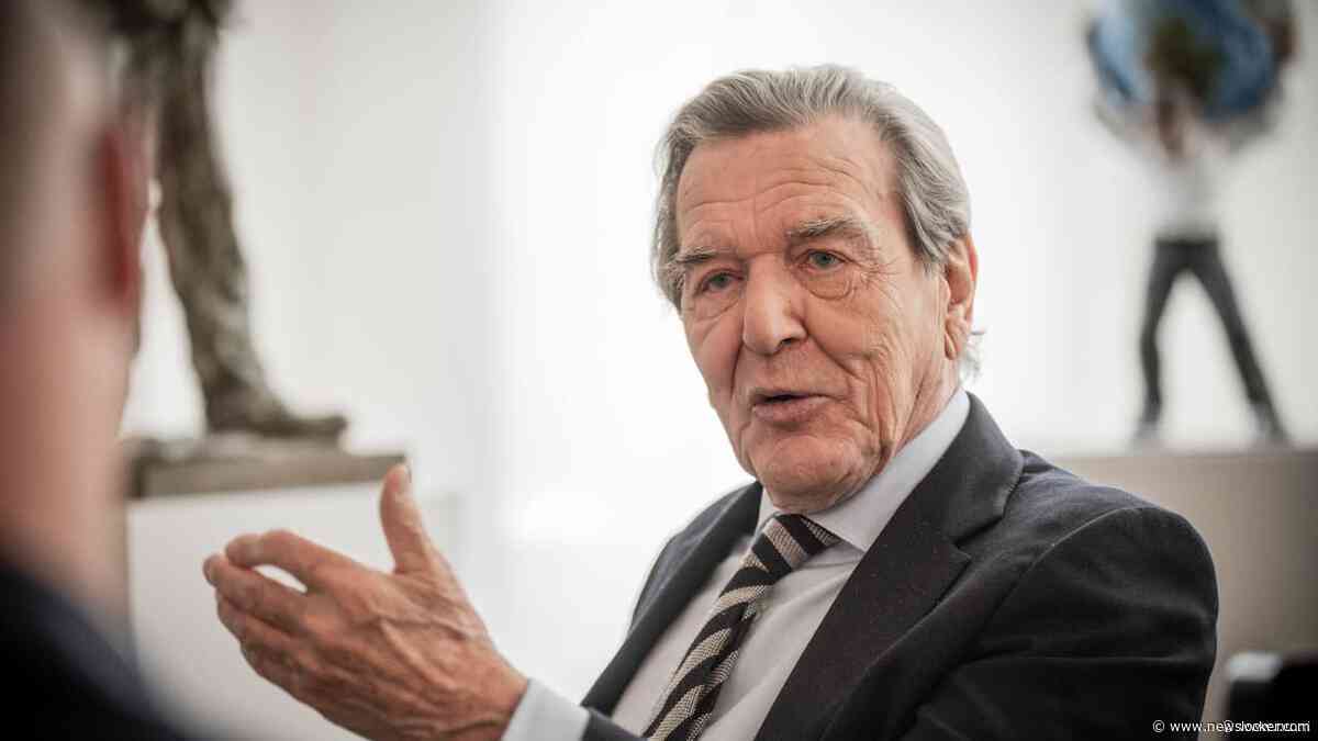 Voormalige bondskanselier Schröder weer topfunctionaris bij Russisch bedrijf