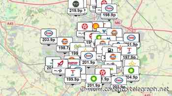 The cheapest place in Coventry for diesel amid record high prices
