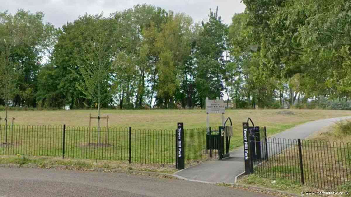 Masked gang wielding knives chase group in Kirkby park as police launch crackdown