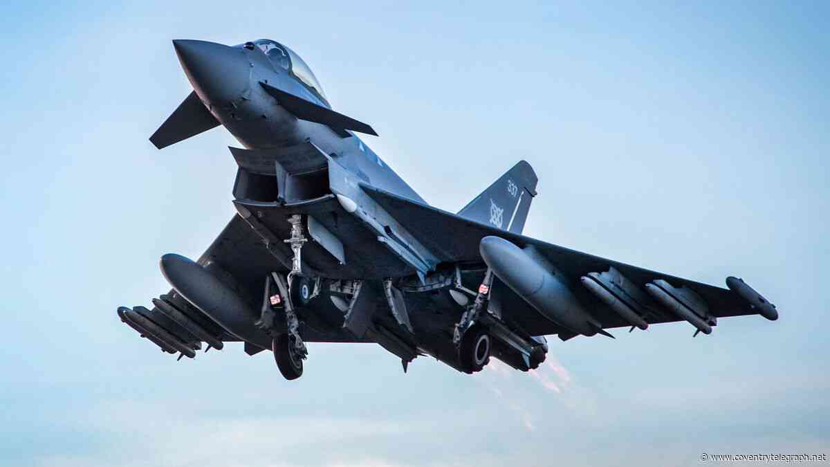 When you'll be able to see a RAF Typhoon in the heart of Coventry