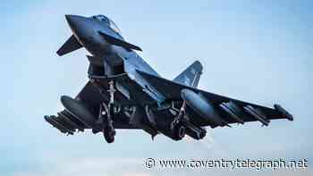 When you'll be able to see a RAF Typhoon in the heart of Coventry