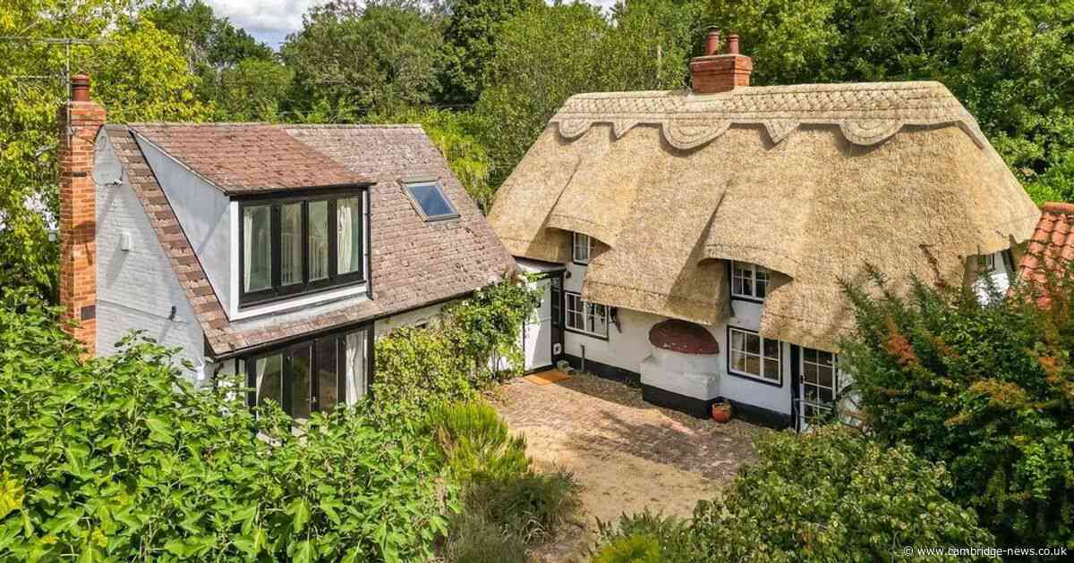 The Comberton chocolate box cottage up for sale that looks straight out of a fairytale
