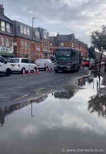 South London hit by second water main incident in a week as MP says network is 'at breaking point'