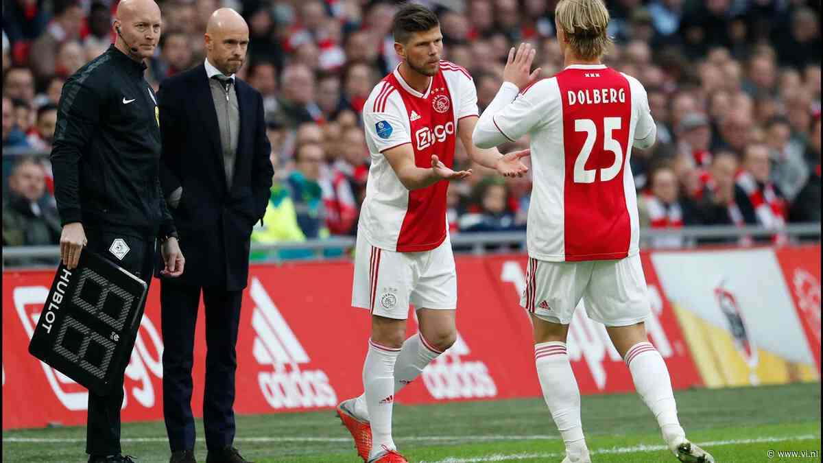 Huntelaar koos bewust voor rol achter Dolberg: 'Ik wilde niet weer een strijd'