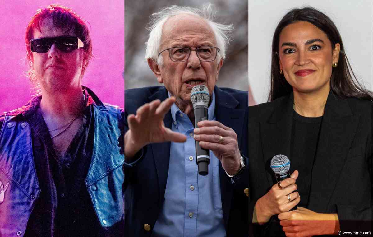 Watch Bernie Sanders and AOC introduce The Strokes at huge NYC homecoming show