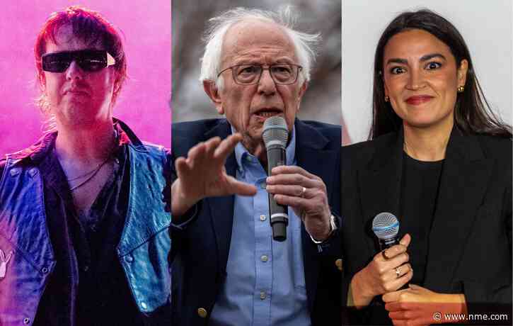 Watch Bernie Sanders and AOC introduce The Strokes at huge NYC homecoming show