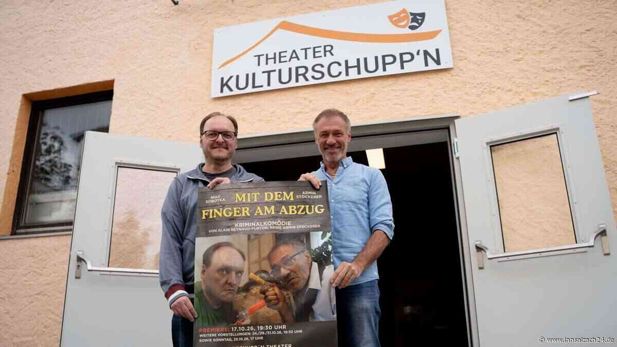 Neues Theaterstück in Mühldorf: Ein Bankräuber platzt mitten in den Selbstmord