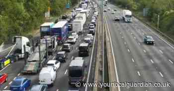 LIVE updates as all lanes STOPPED on M25 after 'crash'
