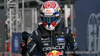 Max Verstappen qualifies on pole for the first time in TEN MONTHS at uprooted Bahrain Grand Prix - as George Russell finishes eighth in blow to his title hopes against Kimi Antonelli