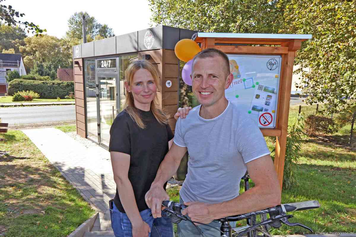 Automatenshop in Silberstraße: Einkaufen rund um die Uhr am Mulderadweg