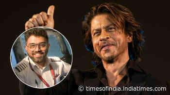 SRK SALUTES pilot Captain Smit for saving 174 lives on flight