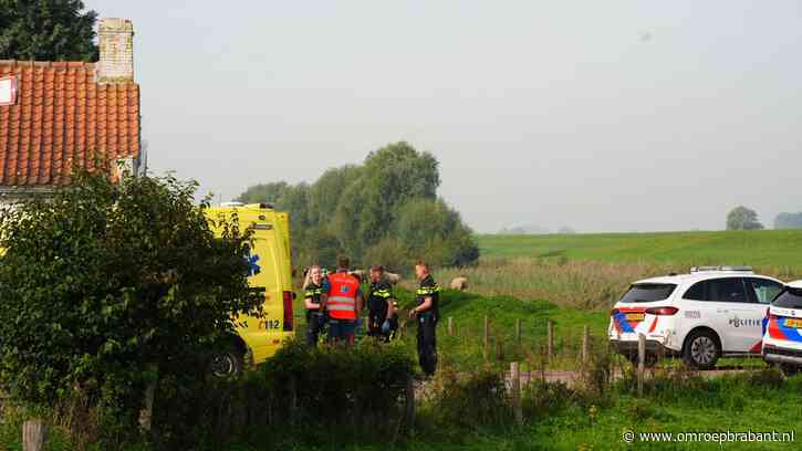 Vrijwel naakte man veroorzaakt commotie in Waalwijk en vlucht het water in
