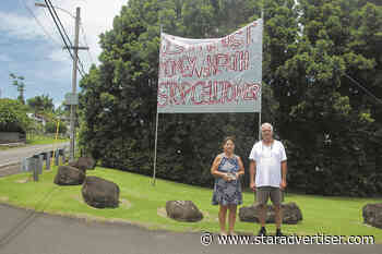 Hawaii island resident challenges cell tower construction