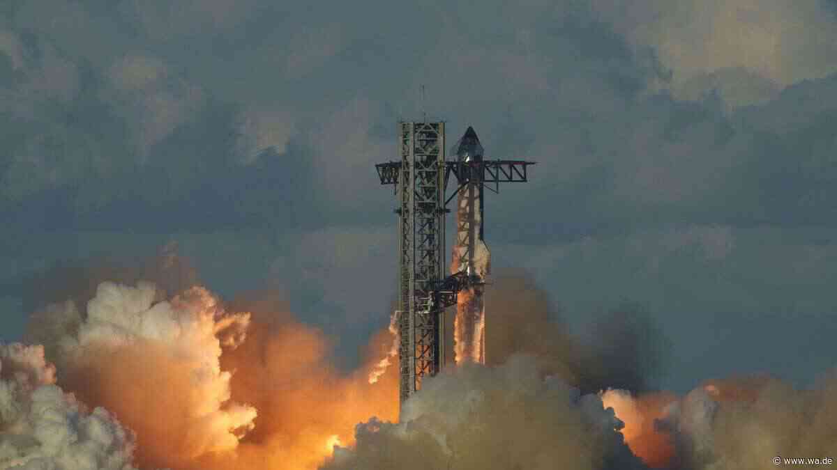 Ein Crash beim Weltraumstart bahnt sich an