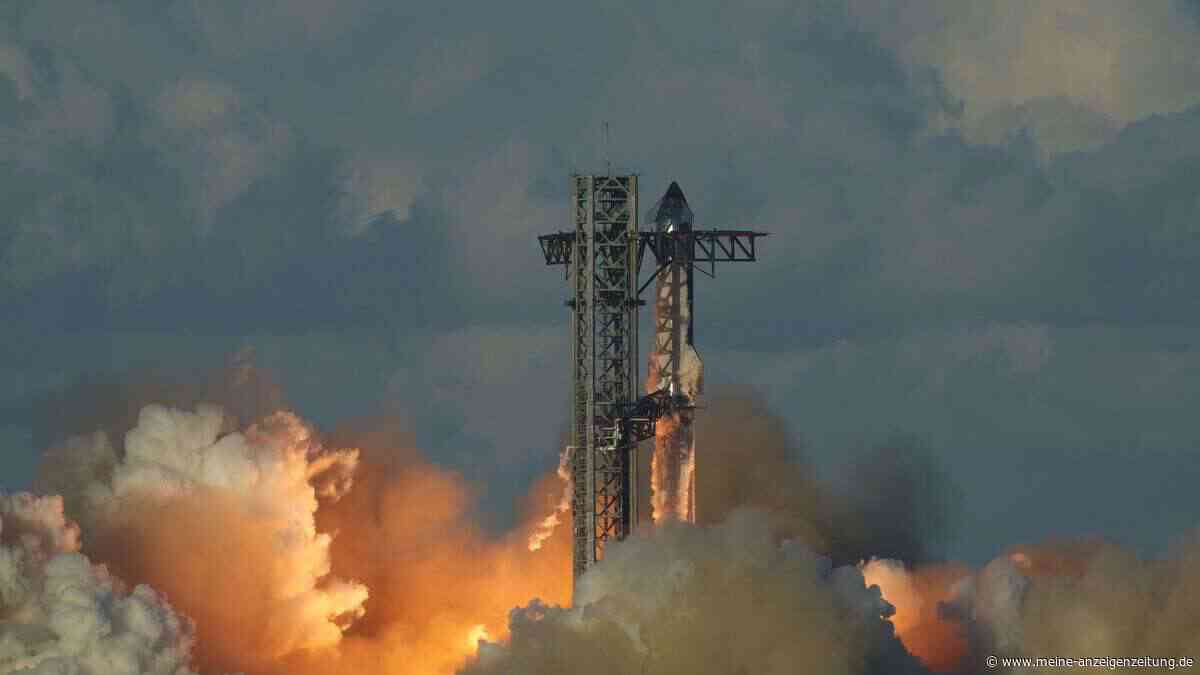 Ein Crash beim Weltraumstart bahnt sich an