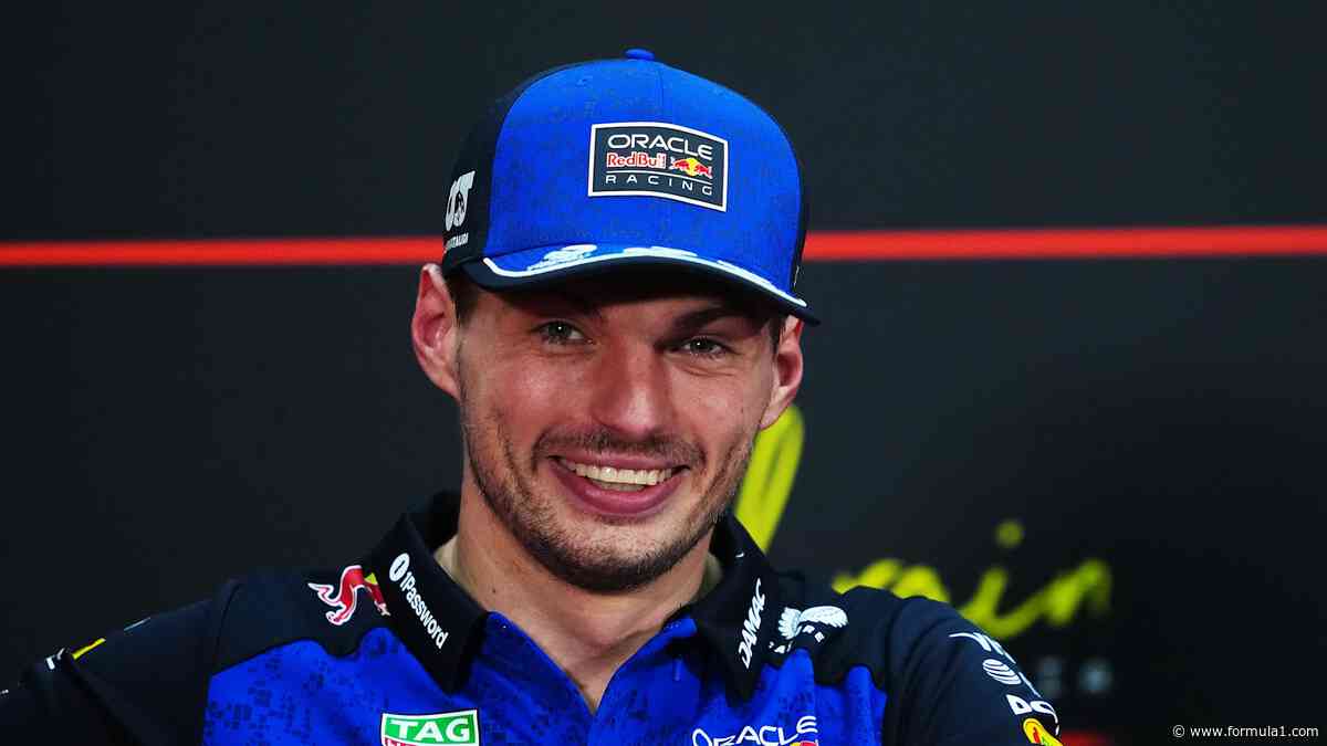 Verstappen reacts to ‘incredible’ first pole of season
