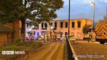 Arson arrests after fire in derelict building