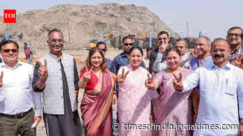 Delhi landfill garbage mountains shrinking, 100 acres reclaimed in 18 months: CM Rekha Gupta