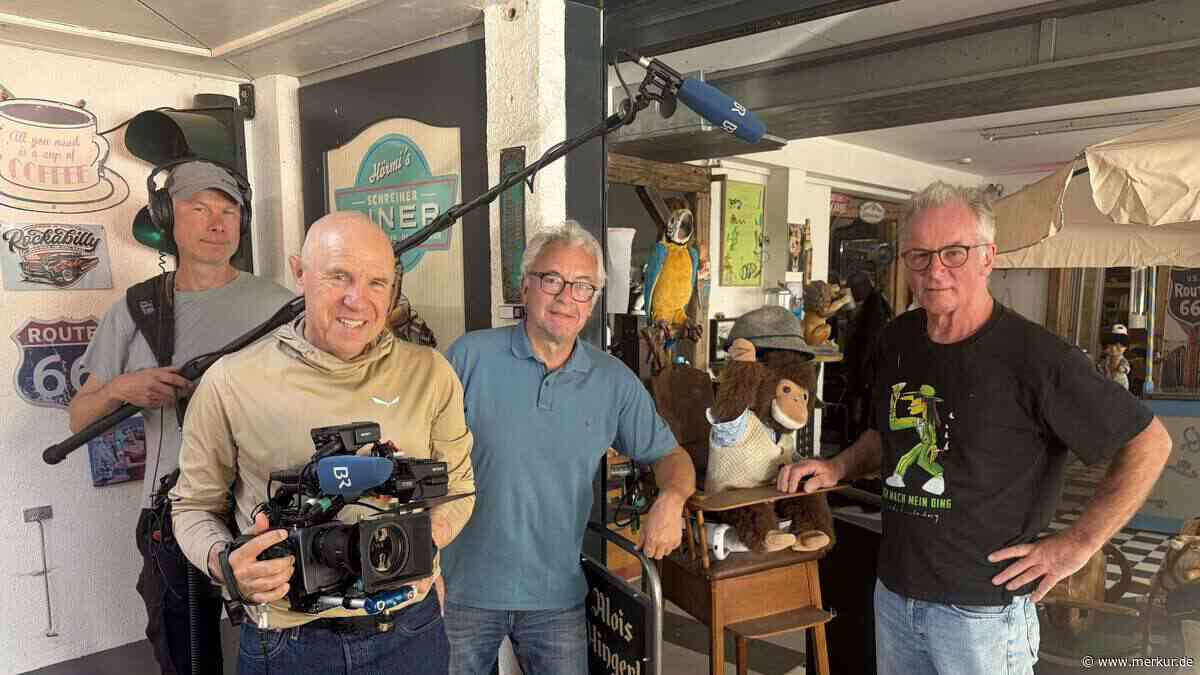 Der Illusionsschreiner kommt ins Fernsehen: BR-Team dreht bei Allershausener Erfinder fürs TV