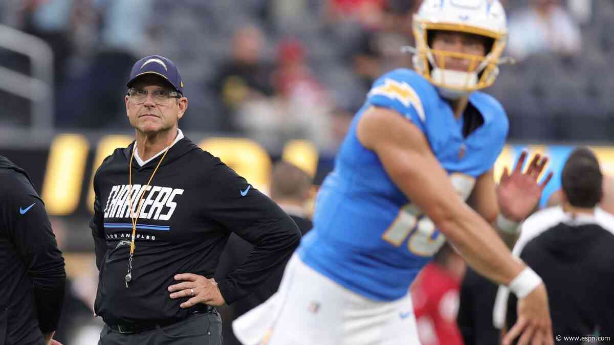 Heartbreak after heartbreak and now 0-3 ... can Harbaugh, Herbert salvage the spiraling Chargers?