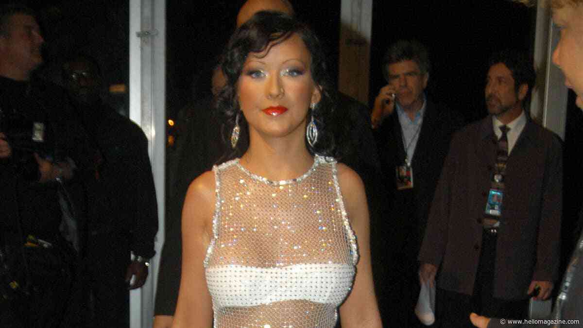 11 Hollywood stars' most revealing see-through dresses of all time including Christina Aguilera's bare-all look