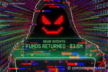 NEAR Intents recovers entire stolen $3.8M after ultimatum to exploiter