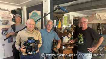 Der Illusionsschreiner kommt ins Fernsehen: BR-Team dreht bei Allershausener Erfinder fürs TV