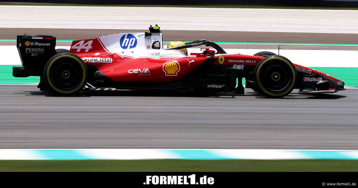 Lewis Hamilton zufrieden: Ferrari nur auf den Geraden langsamer als Red Bull