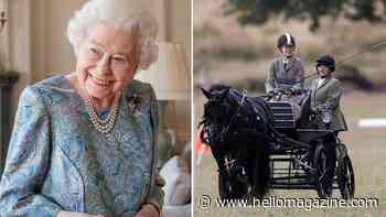 Lady Louise Windsor is the image Queen Elizabeth II in moving photo
