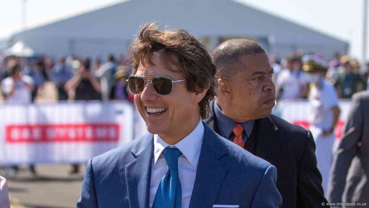 Tom Cruise surprises Bristol Uni worker after extreme challenges