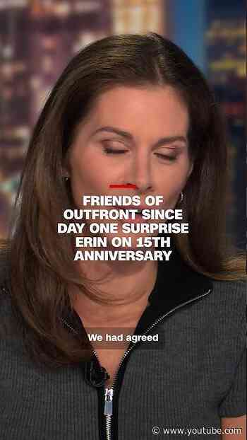 Friends of OutFront since day one surprise Erin on 15th anniversary