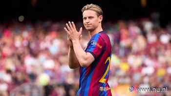 Frenkie de Jong terug op trainingsveld FC Barcelona na slepende knieblessure