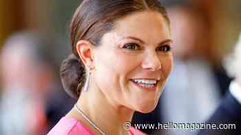 Crown Princess Victoria is a royal Barbie in striking outfit for poignant outing close to her heart